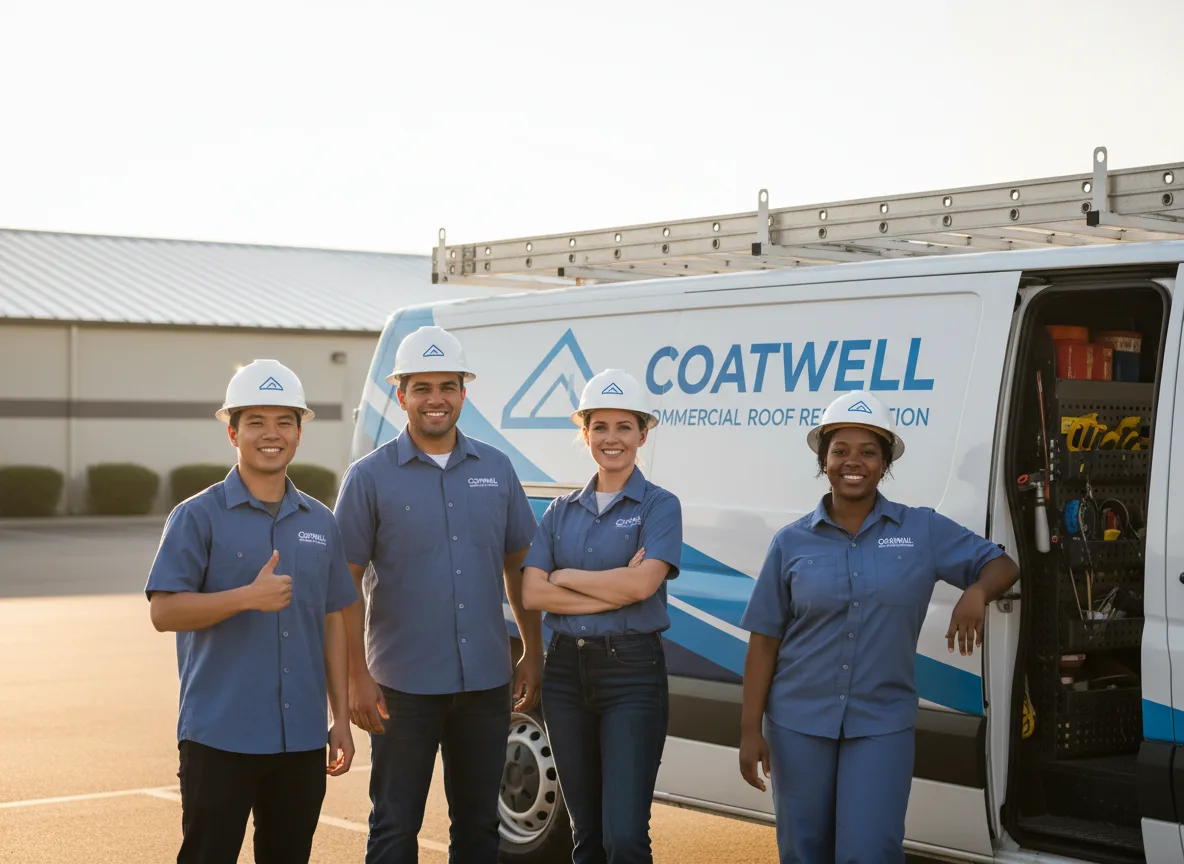 Commercial roof coating company in Baldwin, MI